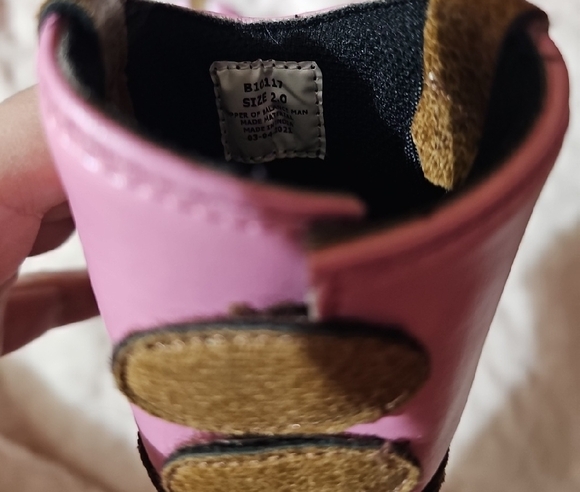 Pink and Brown Infant Boots-Boot Barn 🤠 - Picture 3 of 5